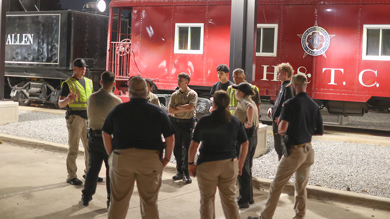 AHS Police Explorers Participate in "Midnight Madness"