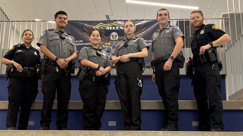 AHS Police Explorers Participate in "Midnight Madness"