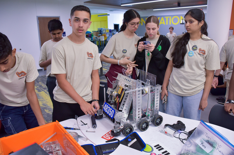 Aspire Robotics Camp participants