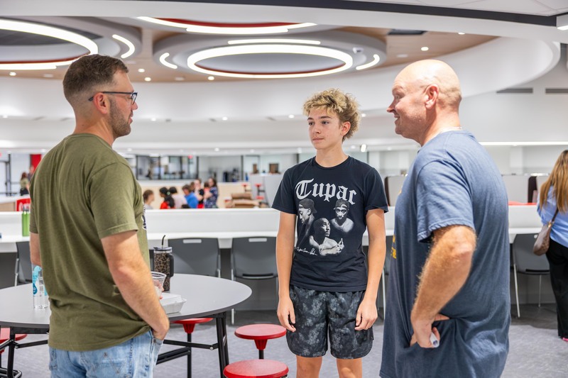 Photos of Meet the Teacher event at Curtis Middle School