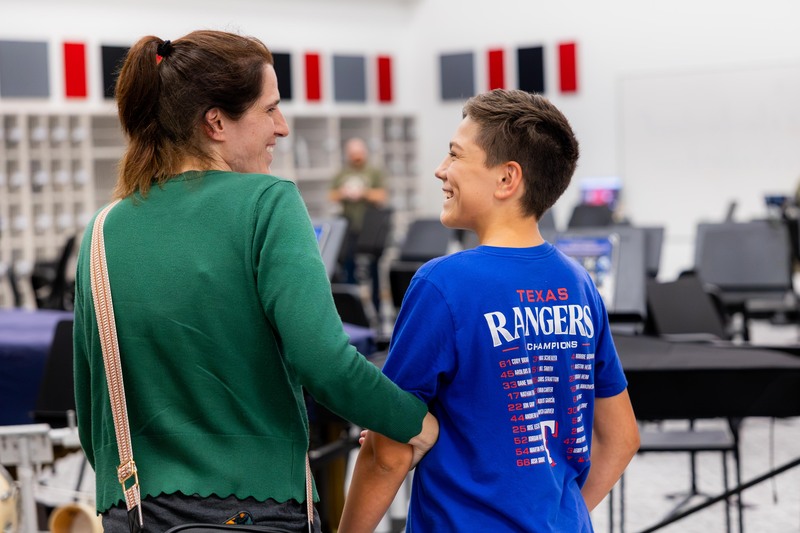Photos of Meet the Teacher event at Curtis Middle School