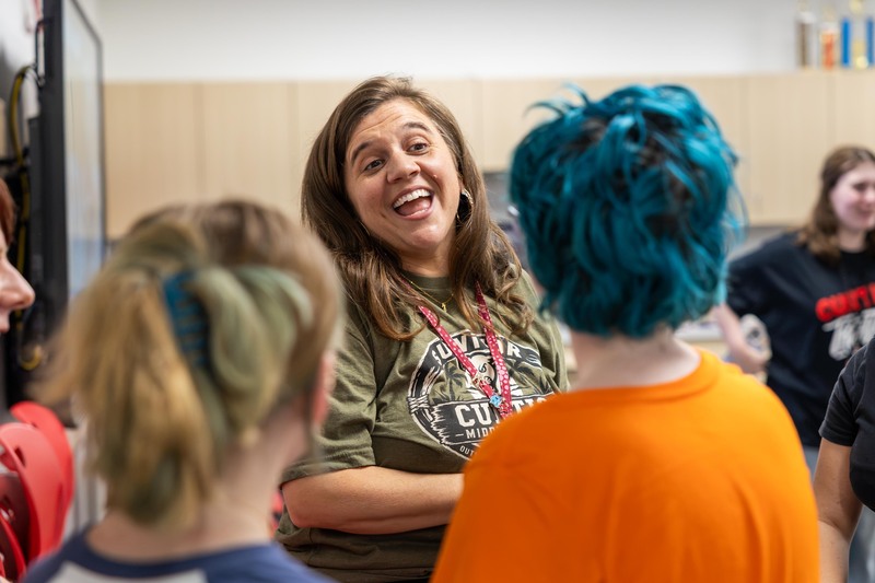 Photos of Meet the Teacher event at Curtis Middle School