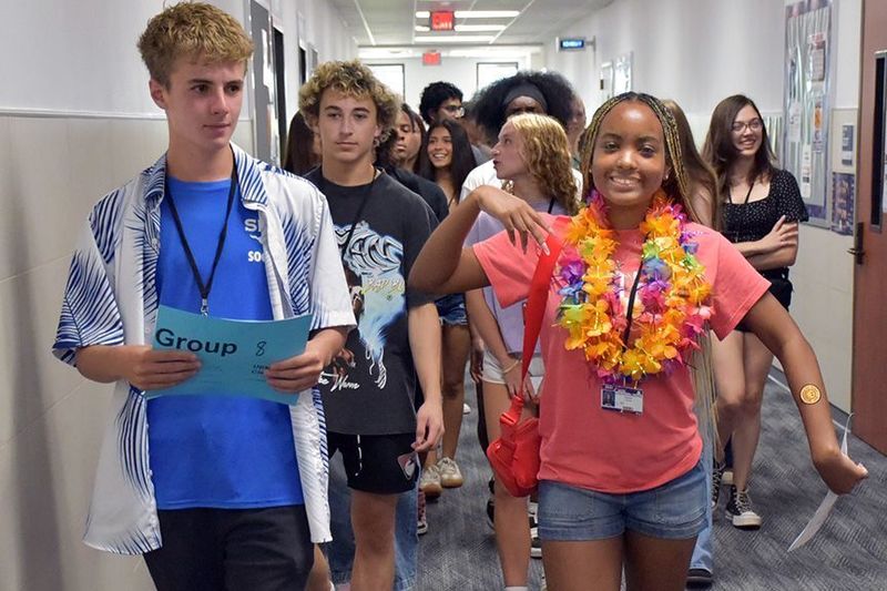 Allen High School tour