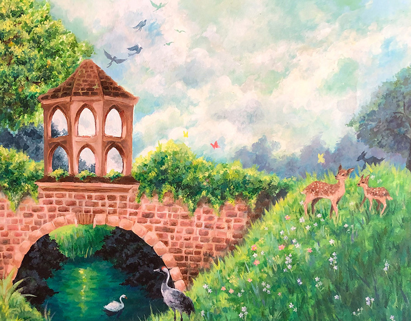 Student landscape artwork honored by CUTX