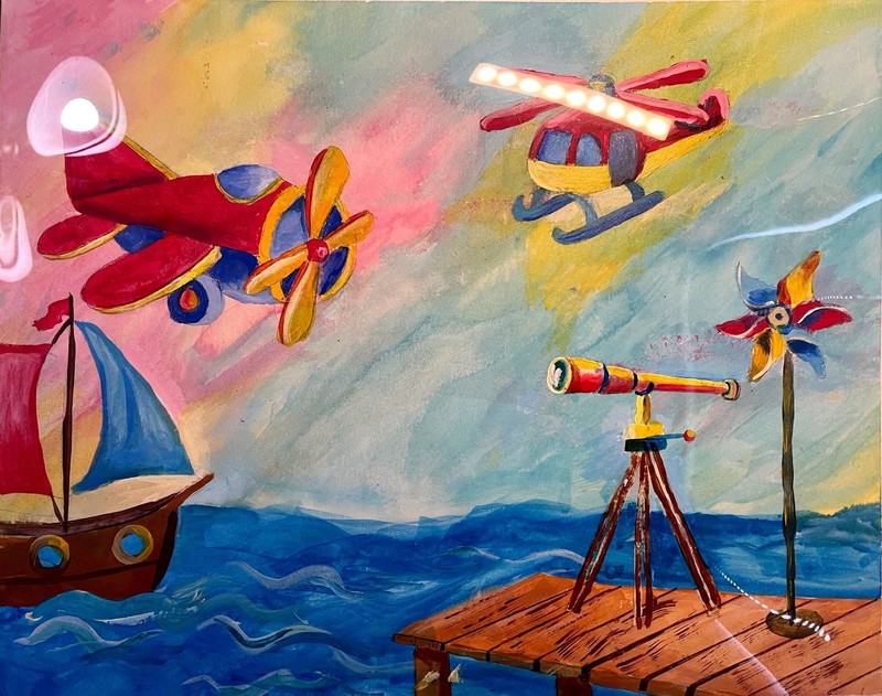 Vaughan 4th grader Haochen Ye won two awards at the Texas State Fair Art Competition, including 2nd Place and an Honorable Mention.