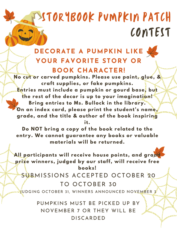 Storybook Pumpkin Patch Contest Flyer