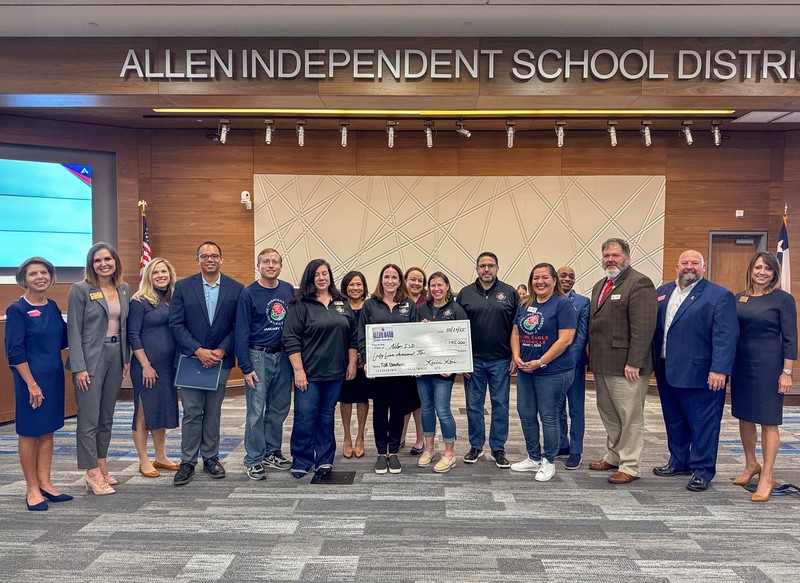 Allen ISD Board honors students, staff, and partners for achievements and a $45K band donation.
