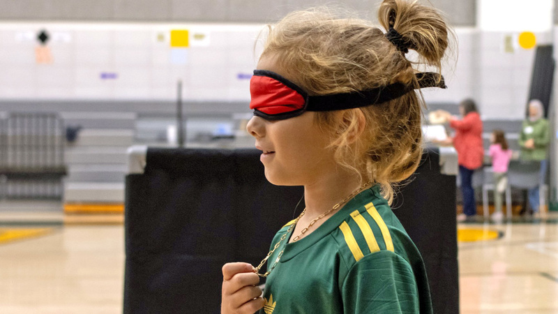 Chandler Student at Celebrate Me activity