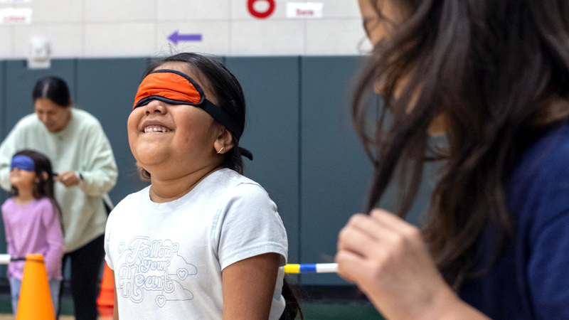 Chandler Student at Celebrate Me activity