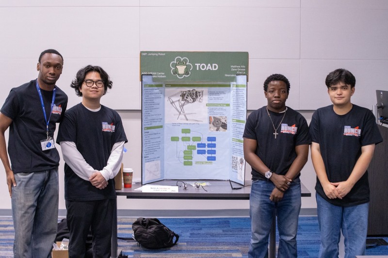 AHS students at NASA Hunch event