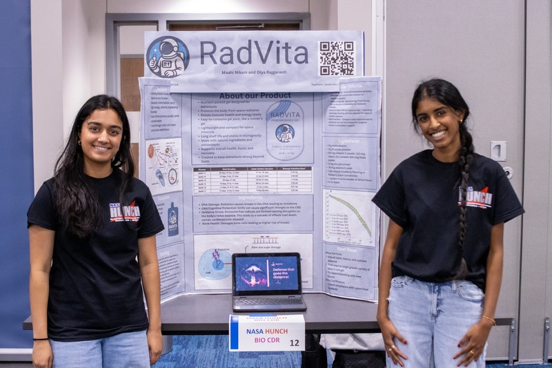 AHS students at NASA Hunch event