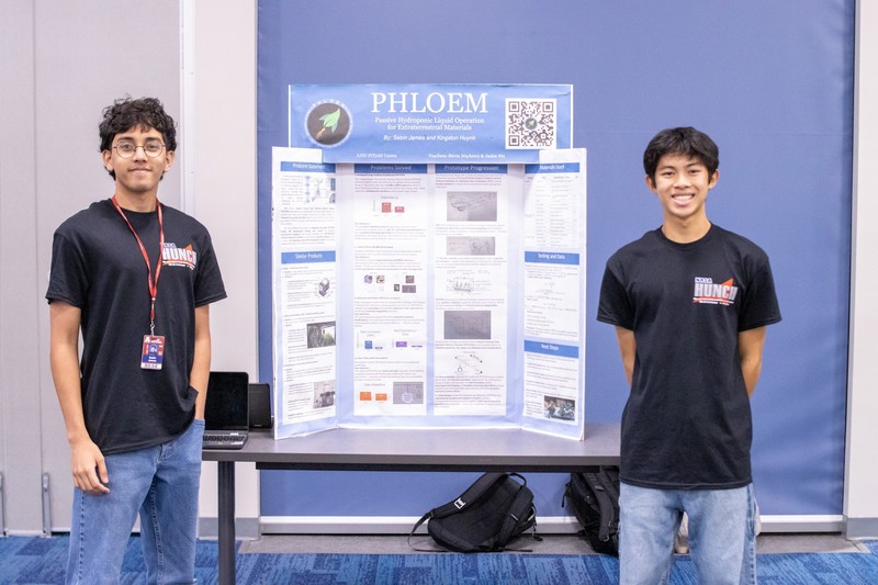AHS students at NASA Hunch event