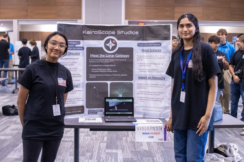 AHS students at NASA Hunch event