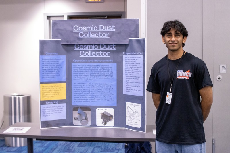 AHS student at NASA Hunch event