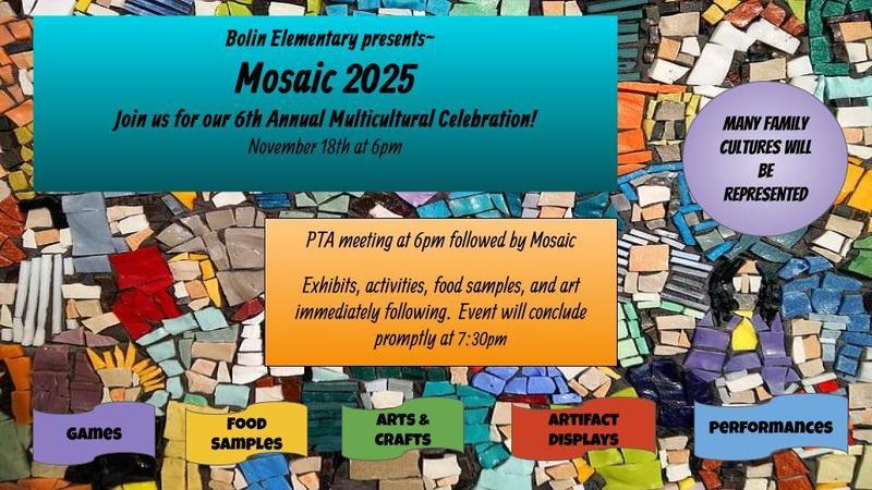 Mosaic 2025 - 6th Annual Multicultural Celebration