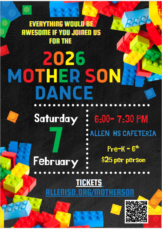 Mother Son Dance Flyer