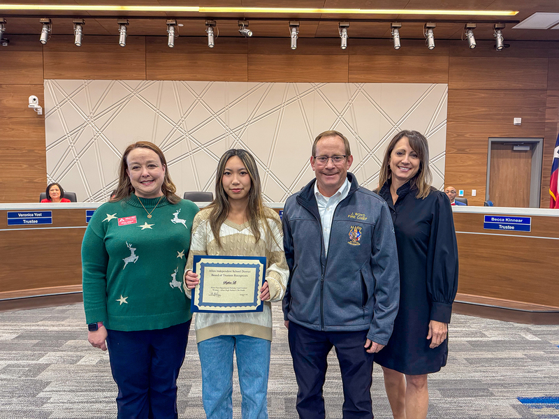 Fire Department honors Sophia Li