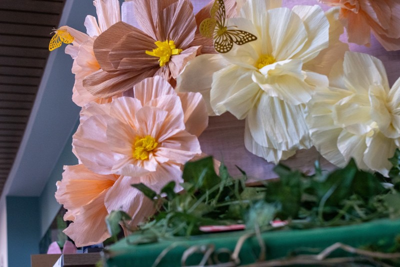 STEAM Center students display creative interior design projects and seasonal installations built through hands-on, collaborative learning.