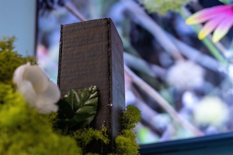 STEAM Center students display creative interior design projects and seasonal installations built through hands-on, collaborative learning.