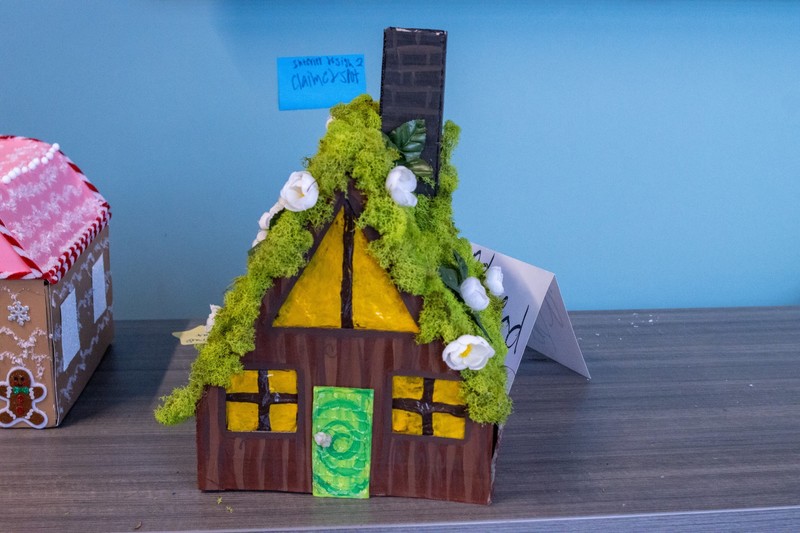 STEAM Center students display creative interior design projects and seasonal installations built through hands-on, collaborative learning.