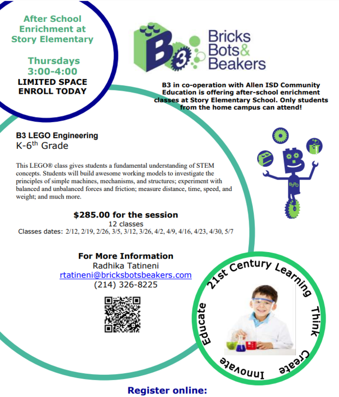 Bricks, Bots and Beakers Flyer