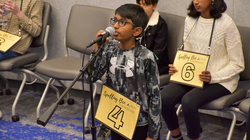 Allen ISD Spelling Bee participant