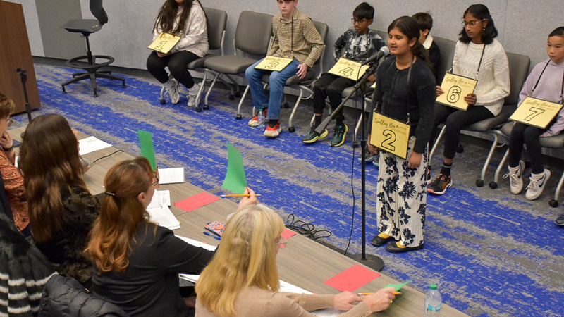 Allen ISD Spelling Bee participant