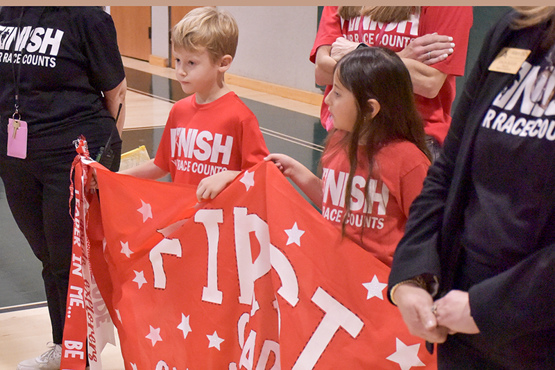 Green Elementary students