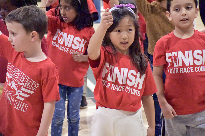 Green Elementary students