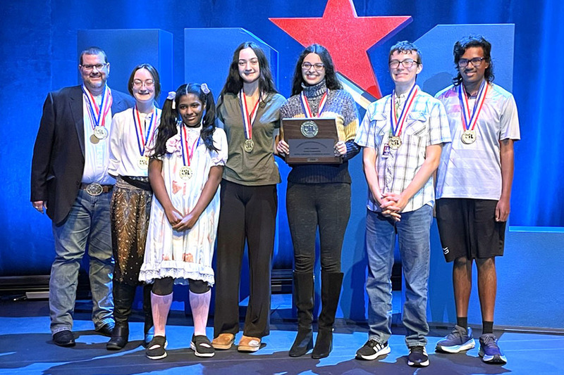 AHS Animation Students with awards