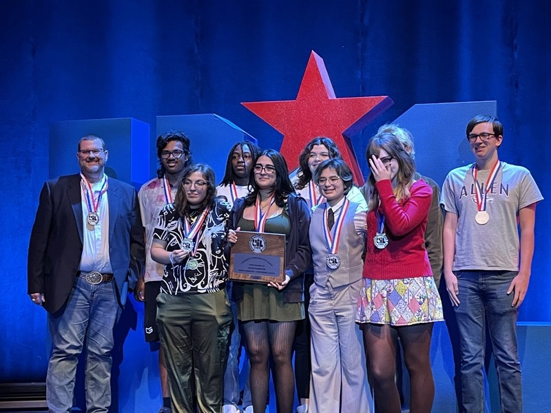 AHS Animation Students with awards