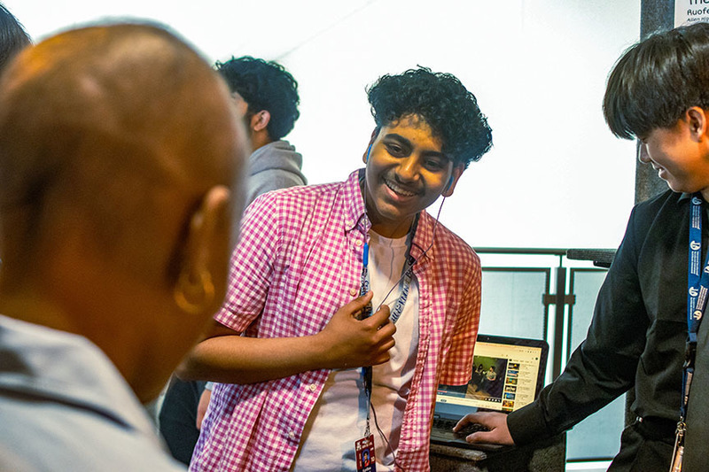 AHS student at IB Science Exposition