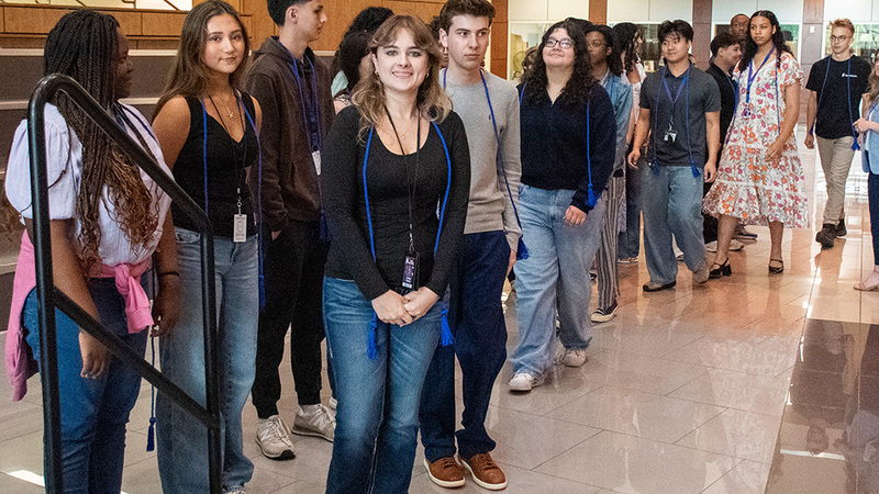 Group of Associates Degree students