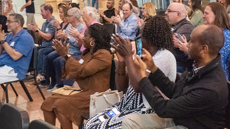 Families at Associates Degree ceremony