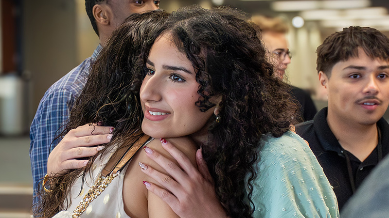 AHS Associates Degree student