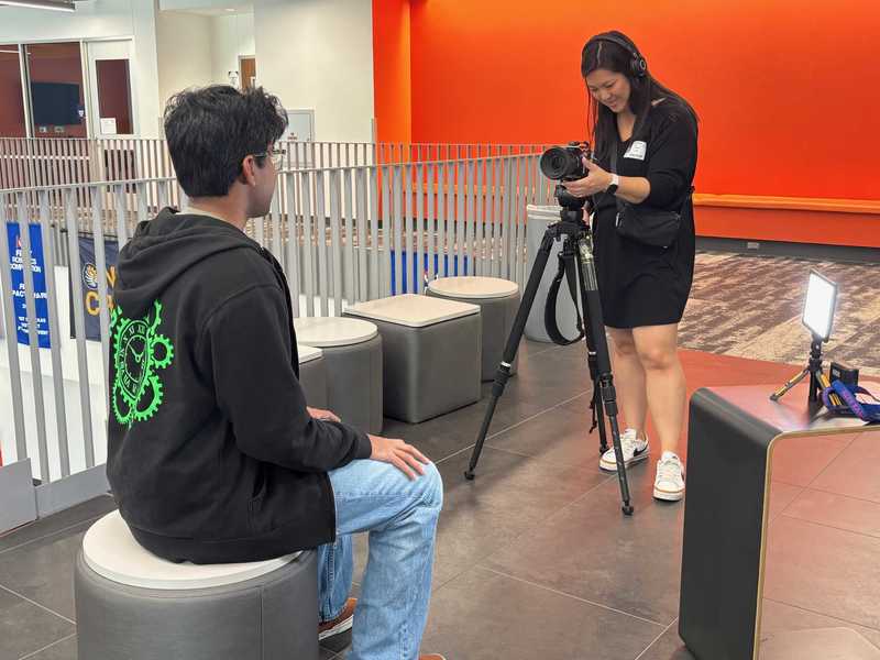 WFAA Interviews Robotics Team before Championship
