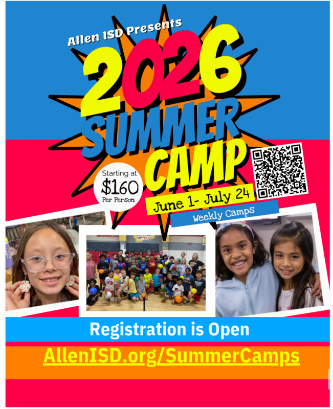 Summer Camp 2026 Flyer