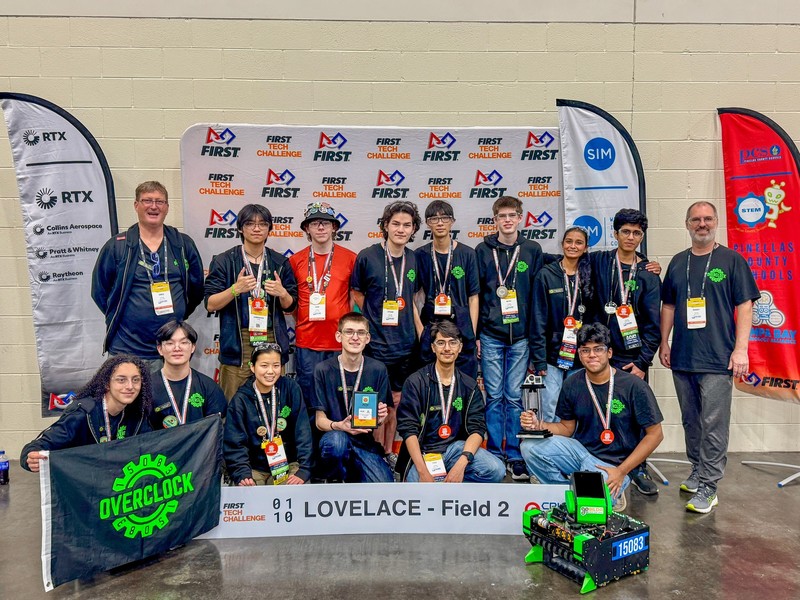 Team Overclock 15083 Secures Design Award and Division Finalist Spot at World Championship