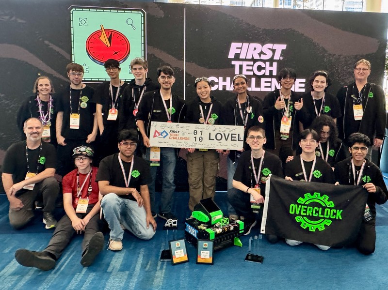Team Overclock 15083 Secures Design Award and Division Finalist Spot at World Championship