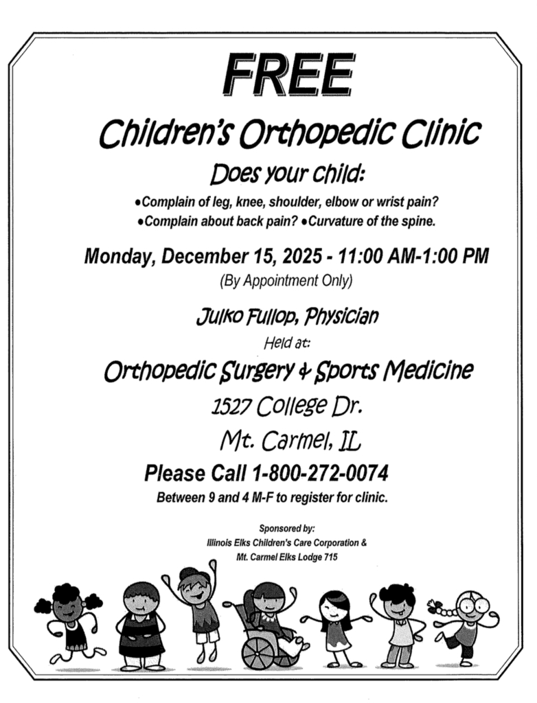 Free Ortho Clinic - Fall 2025