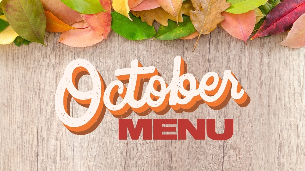OCTOBEr menu