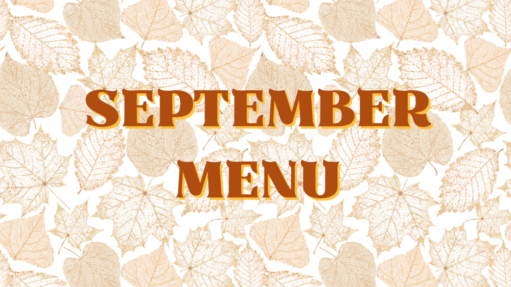 September menu