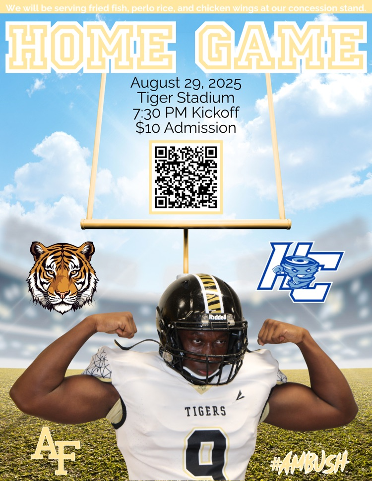 august 29 2025 home game af #ambush tigers hampton county