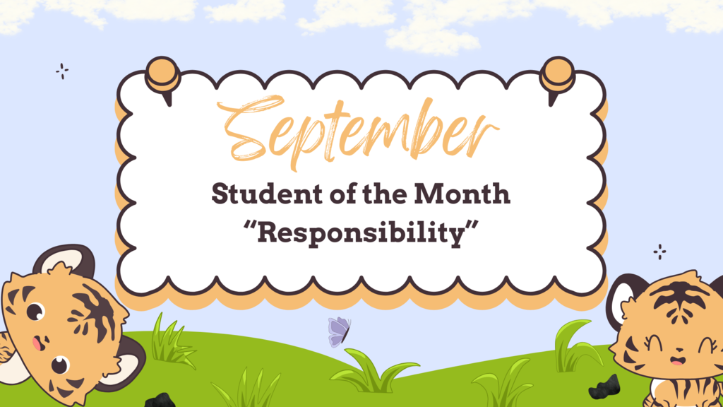 september student of the month responsibility
