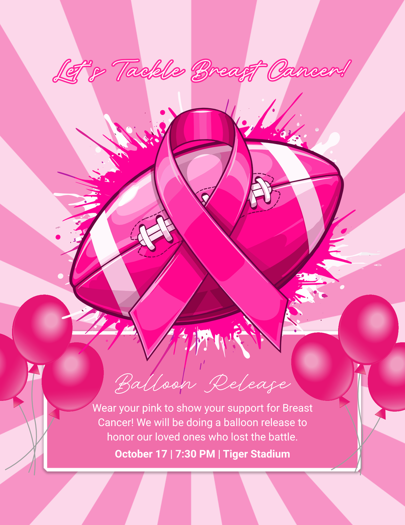 let's tackle breast cancer balloon release october 17 7:30 pm tiger stadium