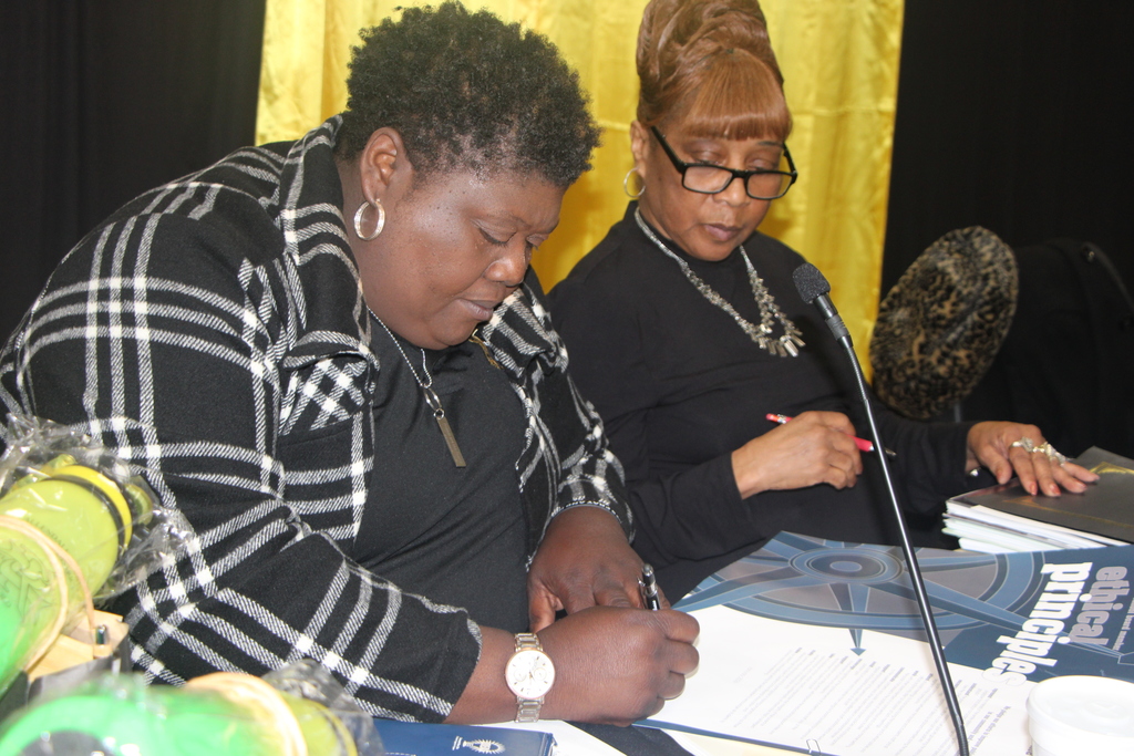 board member signing