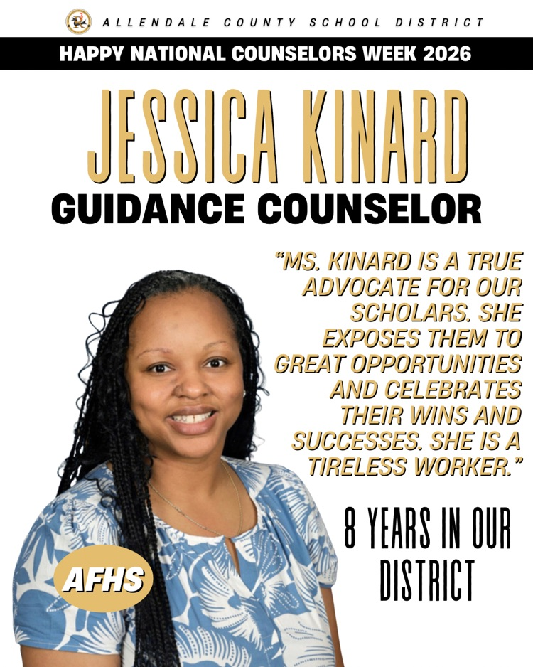 jessica kinard guidance counselor national counselors week