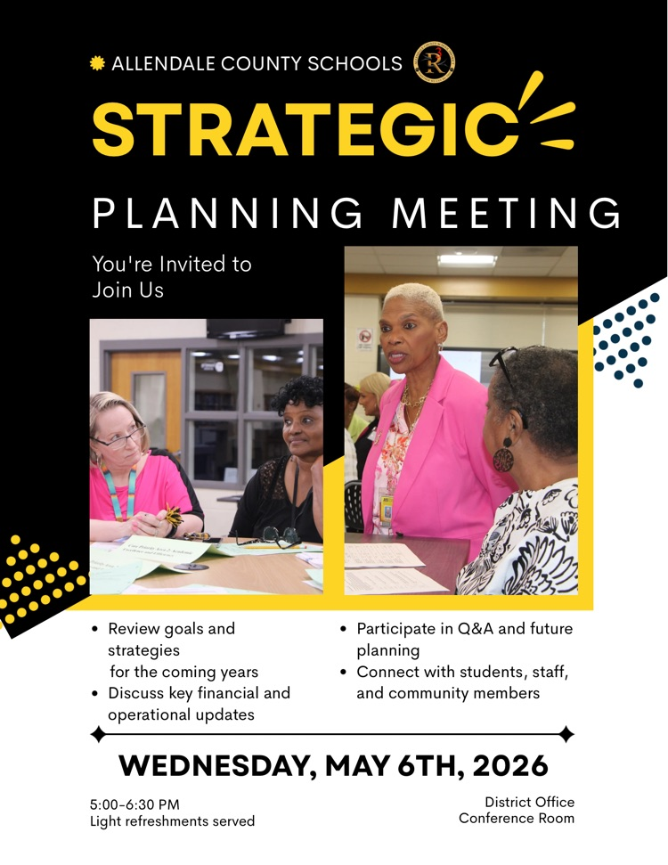 wednesday may 5th strategic meetinf