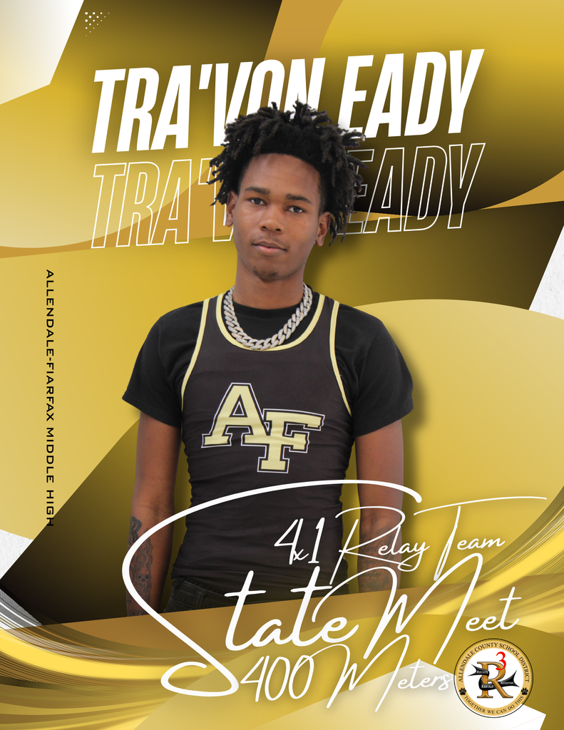 tra'von eady 4x1 relay team state meet 400 meters allendale fairfax high