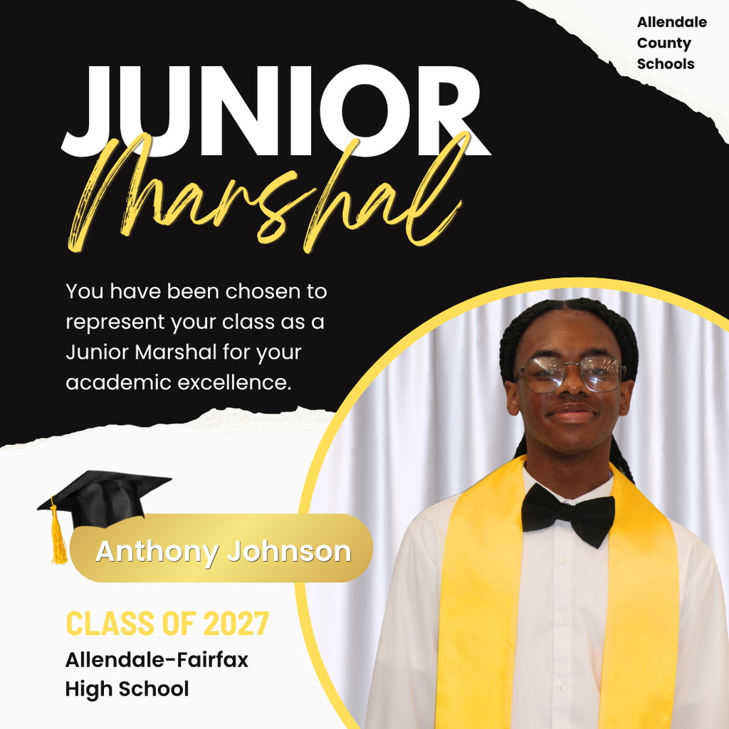 junior marshal class of 2027 allendale fairfax high school